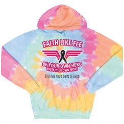 Unisex Tie-Dye Fleece Hoodie