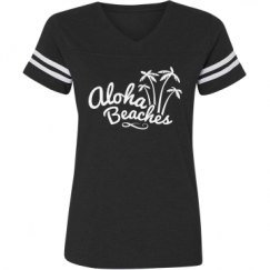 Ladies Relaxed Fit Vintage Sports Tee