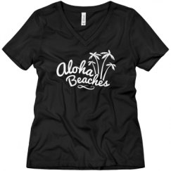 Ladies Relaxed Fit V-Neck Tee