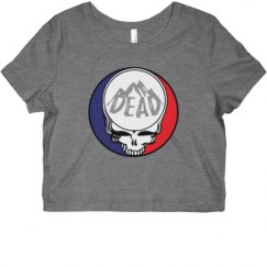 Ladies Slim Fit Crop Top Tee