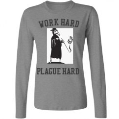 Ladies Relaxed Fit Basic Long Sleeve Tee