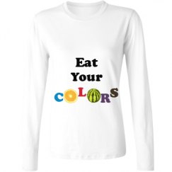 Ladies Relaxed Fit Basic Long Sleeve Tee