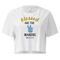 Ladies Festival Cali Crop Top Tee