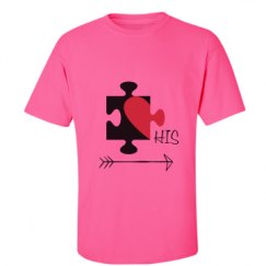 Unisex Ultra Cotton Safety Neon Crewneck Tee