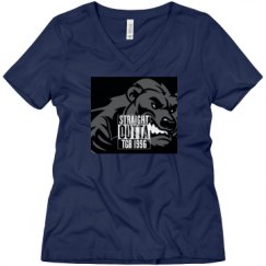 Ladies Relaxed Fit V-Neck Tee