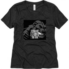 Ladies Relaxed Fit Super Soft Triblend V-Neck Tee