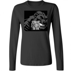 Ladies Relaxed Fit Basic Long Sleeve Tee