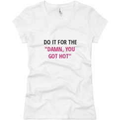 Ladies Slim Fit Basic Promo Jersey Tee