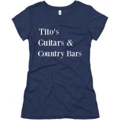 Ladies Slim Fit Super Soft Triblend Tee