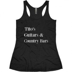Ladies Slim Fit Super Soft Racerback Triblend Tank