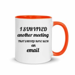 11oz Ceramic Mug with Color Inside