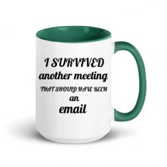 15oz Ceramic Mug with Color Inside