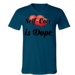 Unisex V-Neck Jersey Tee