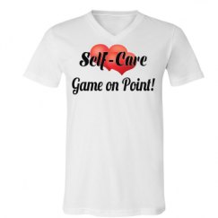 Unisex V-Neck Jersey Tee