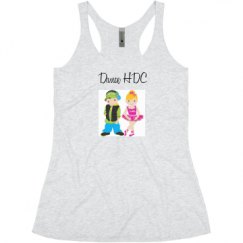 Ladies Slim Fit Super Soft Racerback Triblend Tank