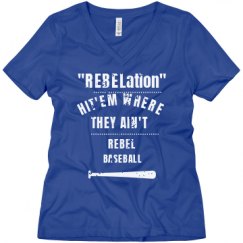 Ladies Relaxed Fit V-Neck Tee