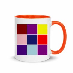 11oz Ceramic Mug with Color Inside