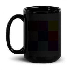15oz Black Glossy Mug