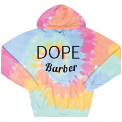 Unisex Tie-Dye Fleece Hoodie