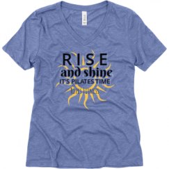 Ladies Relaxed Fit Super Soft Triblend V-Neck Tee