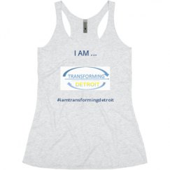 Ladies Slim Fit Super Soft Racerback Triblend Tank