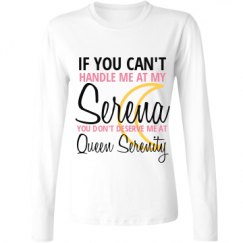 Ladies Relaxed Fit Basic Long Sleeve Tee