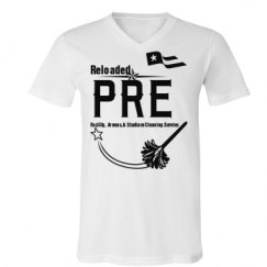 Unisex V-Neck Jersey Tee