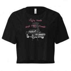 Ladies Festival Cali Crop Top Tee