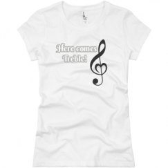 Ladies Slim Fit Basic Promo Jersey Tee