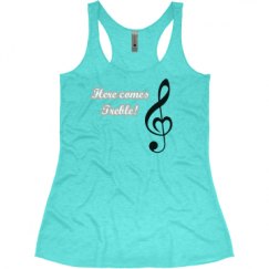 Ladies Slim Fit Super Soft Racerback Triblend Tank