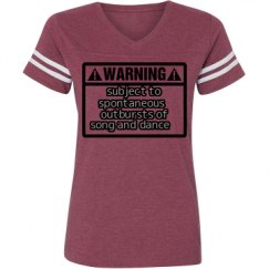 Ladies Relaxed Fit Vintage Sports Tee