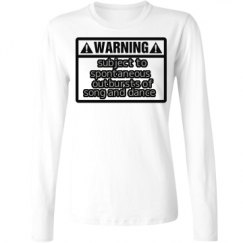 Ladies Relaxed Fit Basic Long Sleeve Tee