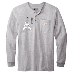 Unisex Carhartt Long Sleeve Henley Tee
