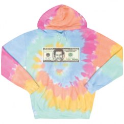 Unisex Tie-Dye Fleece Hoodie