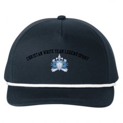 Snapback Five-Panel Rope Hat