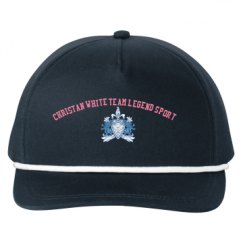 Snapback Five-Panel Rope Hat