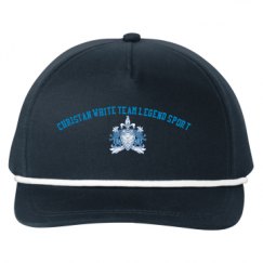 Snapback Five-Panel Rope Hat