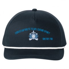 Snapback Five-Panel Rope Hat