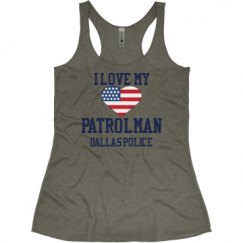 Ladies Slim Fit Super Soft Racerback Triblend Tank