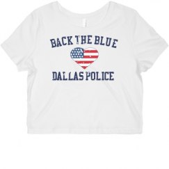 Ladies Slim Fit Crop Top Tee