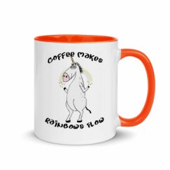 11oz Ceramic Mug with Color Inside