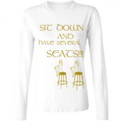 Ladies Relaxed Fit Basic Long Sleeve Tee