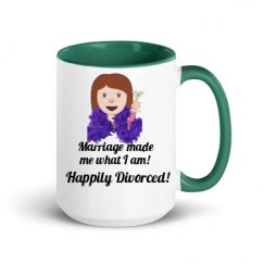 15oz Ceramic Mug with Color Inside