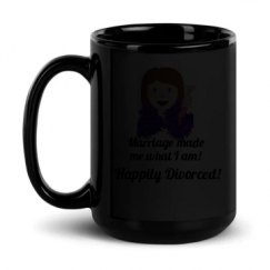 15oz Black Glossy Mug