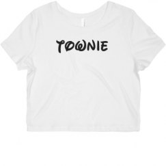 Ladies Slim Fit Crop Top Tee