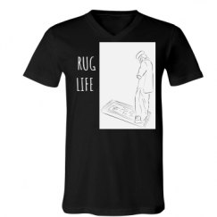 Unisex V-Neck Jersey Tee