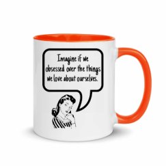 11oz Ceramic Mug with Color Inside