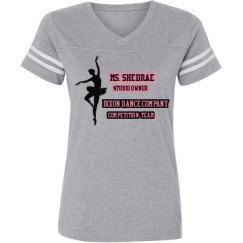 Ladies Relaxed Fit Vintage Sports Tee