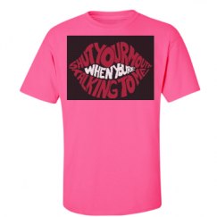 Unisex Ultra Cotton Safety Neon Crewneck Tee