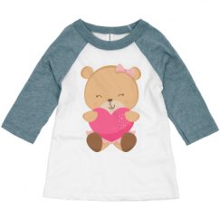 Toddler 3/4 Sleeve Raglan Tee